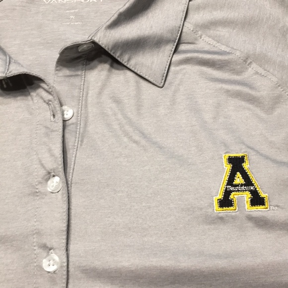 Appalachian State Gray Gradient Women’s Golf Shirt Size 2X - Picture 8 of 9